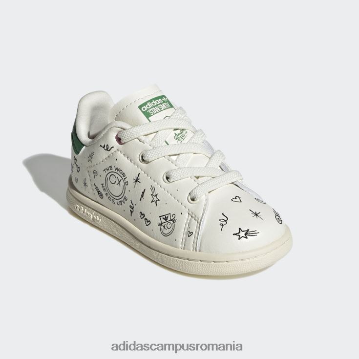 adidas campus romania pantofi stan smith eleganti negri copii alb negru J266N224494