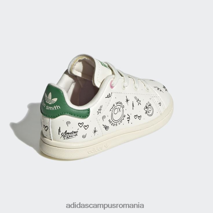 adidas campus romania pantofi stan smith eleganti negri copii alb negru J266N224494