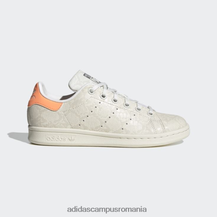 adidas campus romania pantofi stan smith fierbinți portocaliu copii alb/portocaliu fascicul J266N224664