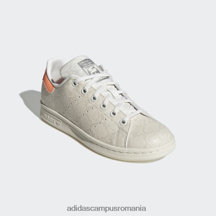 adidas campus romania pantofi stan smith fierbinți portocaliu copii alb/portocaliu fascicul J266N224664