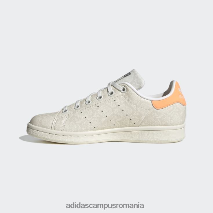 adidas campus romania pantofi stan smith fierbinți portocaliu copii alb/portocaliu fascicul J266N224664