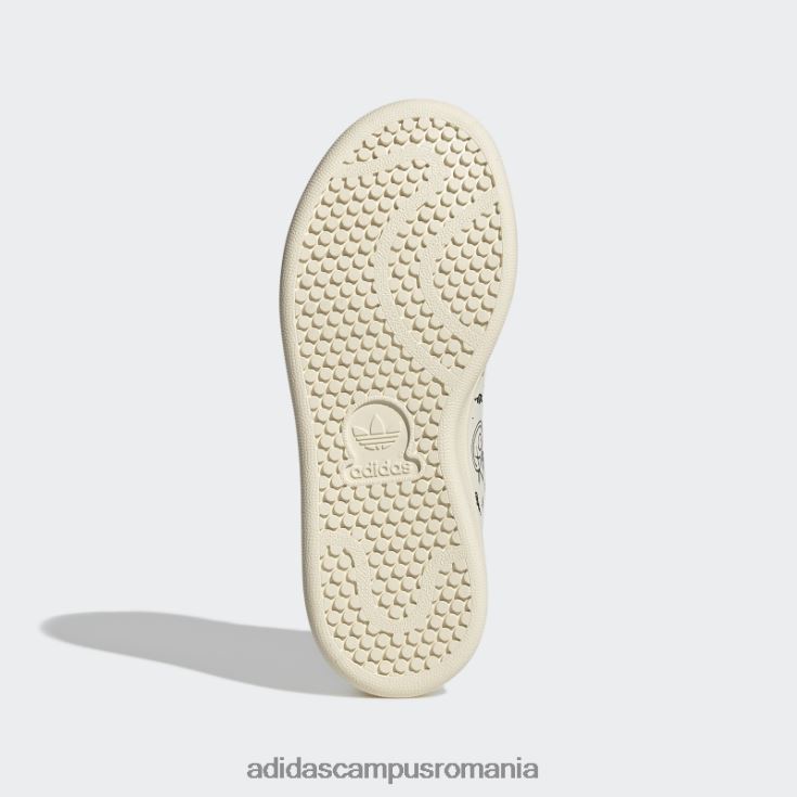 adidas campus romania pantofi stan smith moda neagra copii alb negru J266N224478