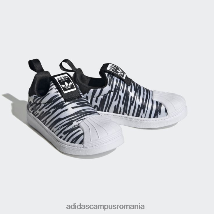 adidas campus romania pantofi superstar 360 alb fashion copii alb negru J266N224722