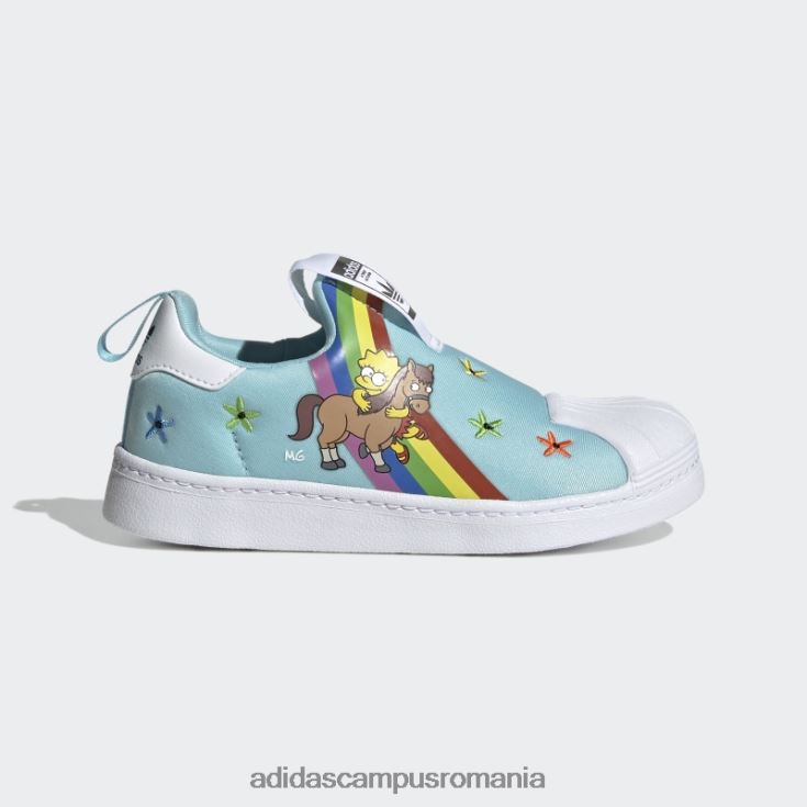 adidas campus romania pantofi superstar 360 negri copii alb negru J266N224692