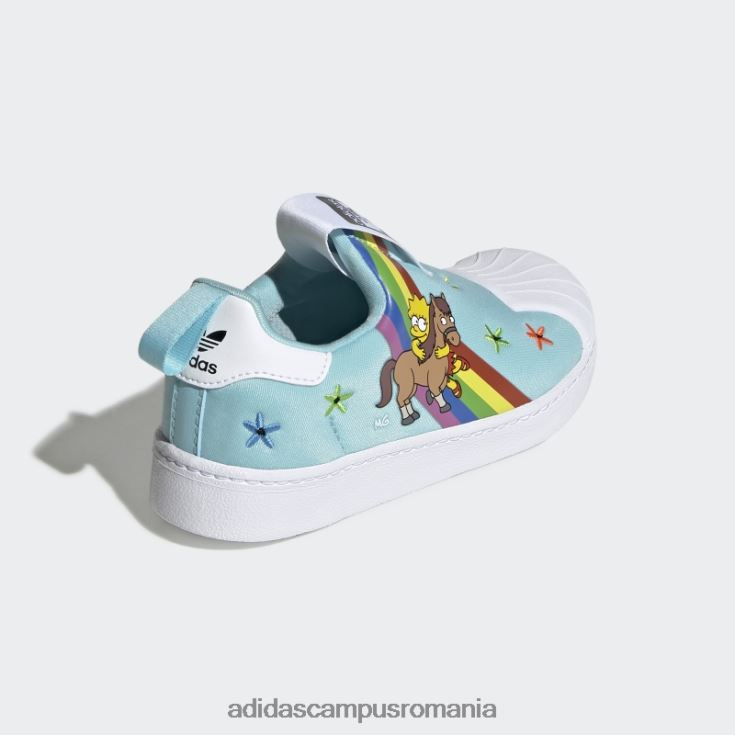 adidas campus romania pantofi superstar 360 negri copii alb negru J266N224692