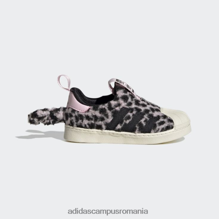 adidas campus romania pantofi superstar 360 roz copii roz/alb/negru J266N224700