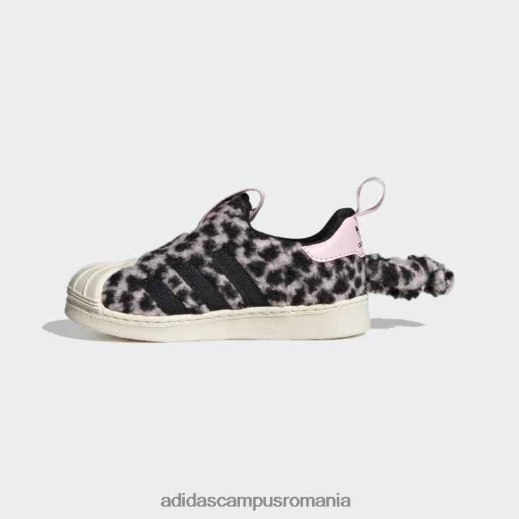 adidas campus romania pantofi superstar 360 roz copii roz/alb/negru J266N224700