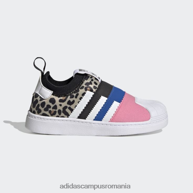 adidas campus romania pantofi superstar 360 twist negri copii negru/alb/roz J266N224932