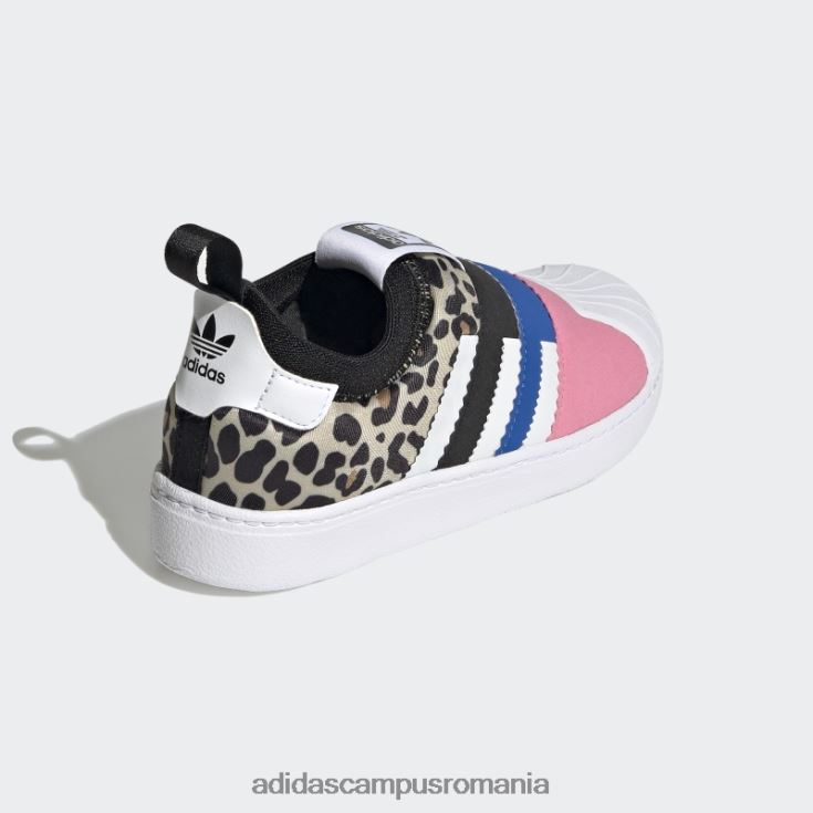 adidas campus romania pantofi superstar 360 twist negri copii negru/alb/roz J266N224932