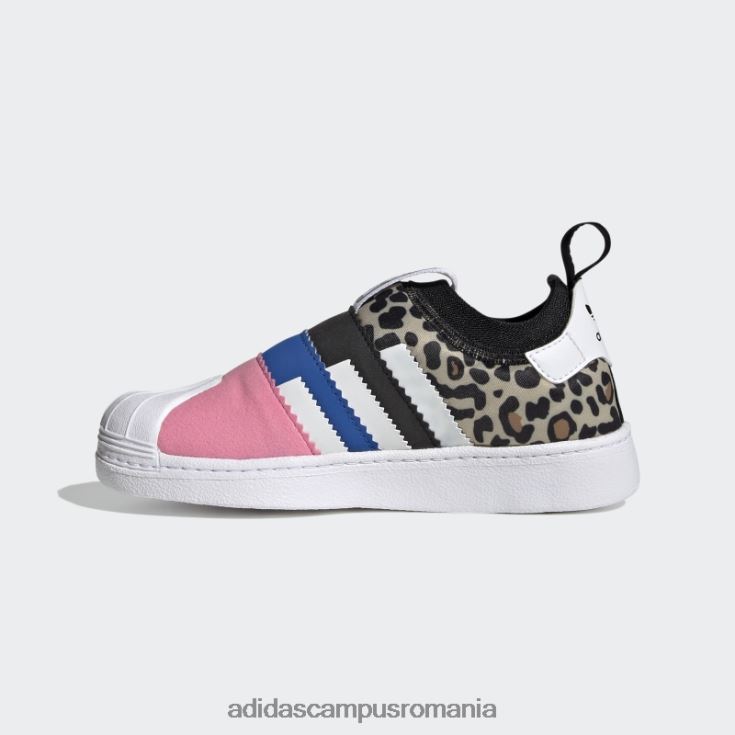 adidas campus romania pantofi superstar 360 twist negri copii negru/alb/roz J266N224932