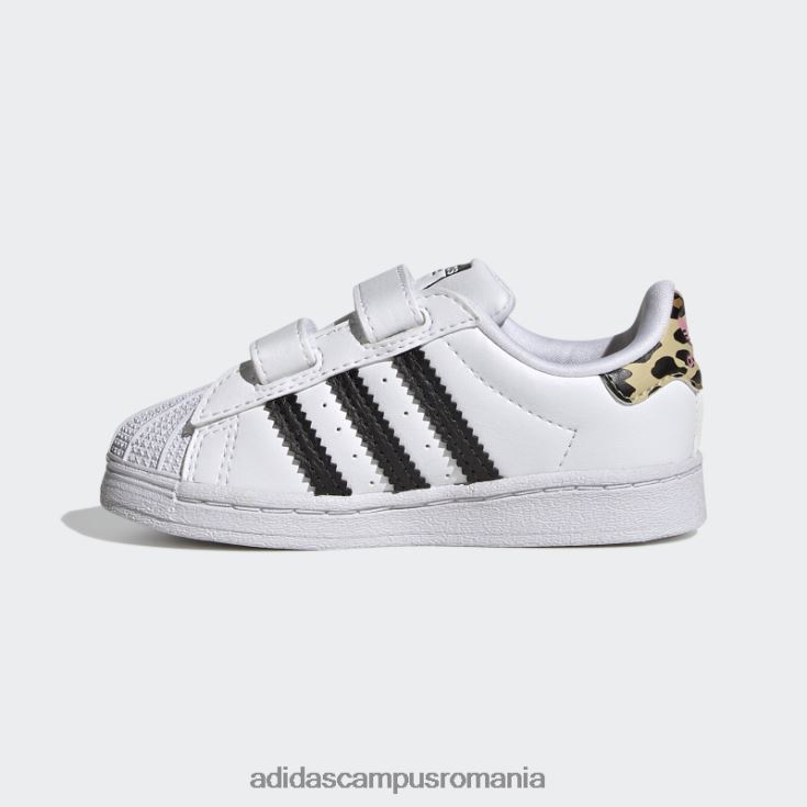 adidas campus romania pantofi superstar albaștri la modă copii alb/negru/albastru J266N224792