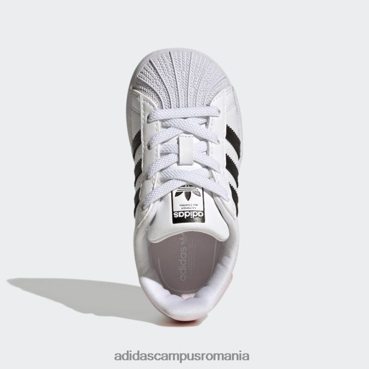 adidas campus romania pantofi superstar de modă roz copii alb/negru/roz J266N224707