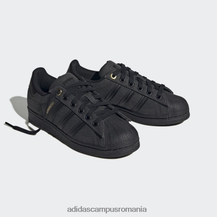 adidas campus romania pantofi superstar din carbon copii carbon/negru/auriu metalic J266N224449