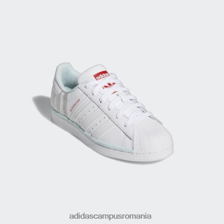 adidas campus romania pantofi superstar fierbinți albaștri copii alb/albastru J266N224683