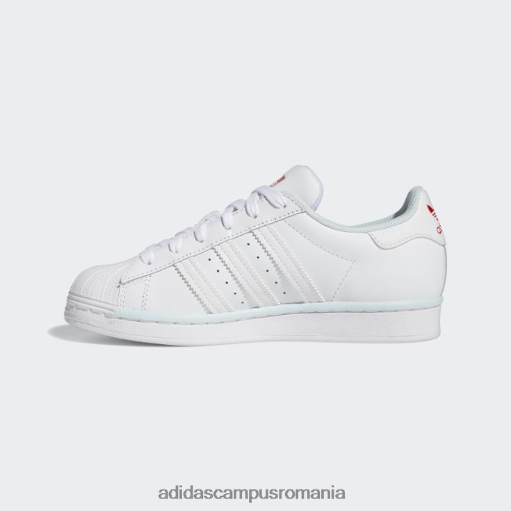 adidas campus romania pantofi superstar fierbinți albaștri copii alb/albastru J266N224683