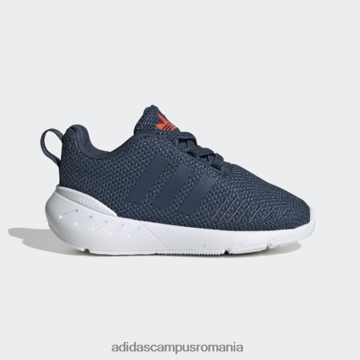 adidas campus romania pantofi swift run 22 albastru mineral copii albastru mineral/negru J266N224610