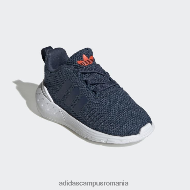 adidas campus romania pantofi swift run 22 albastru mineral copii albastru mineral/negru J266N224610