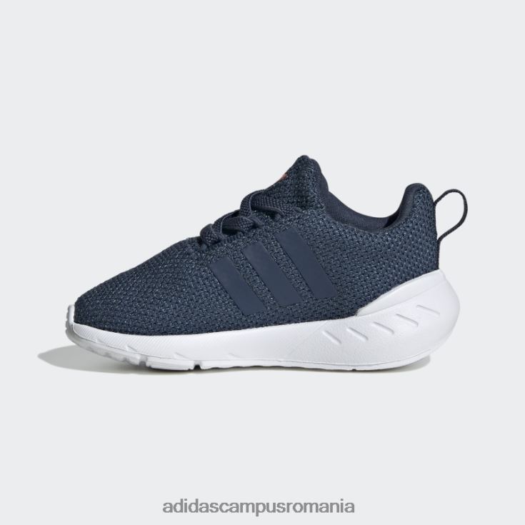 adidas campus romania pantofi swift run 22 albastru mineral copii albastru mineral/negru J266N224610