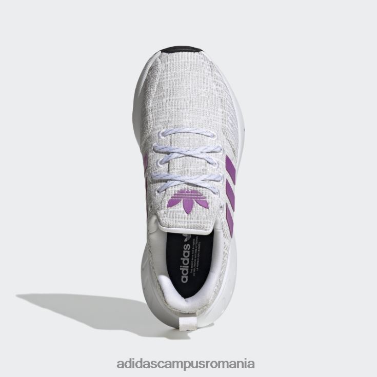 adidas campus romania pantofi swift run 22 liliac copii alb/liliac/negru J266N224706