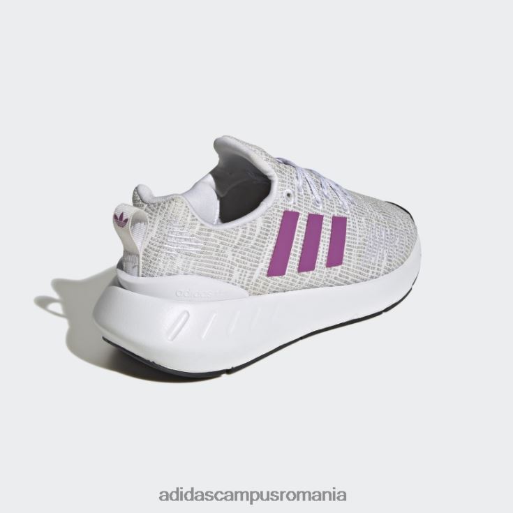 adidas campus romania pantofi swift run 22 liliac copii alb/liliac/negru J266N224706