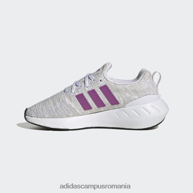 adidas campus romania pantofi swift run 22 liliac copii alb/liliac/negru J266N224706