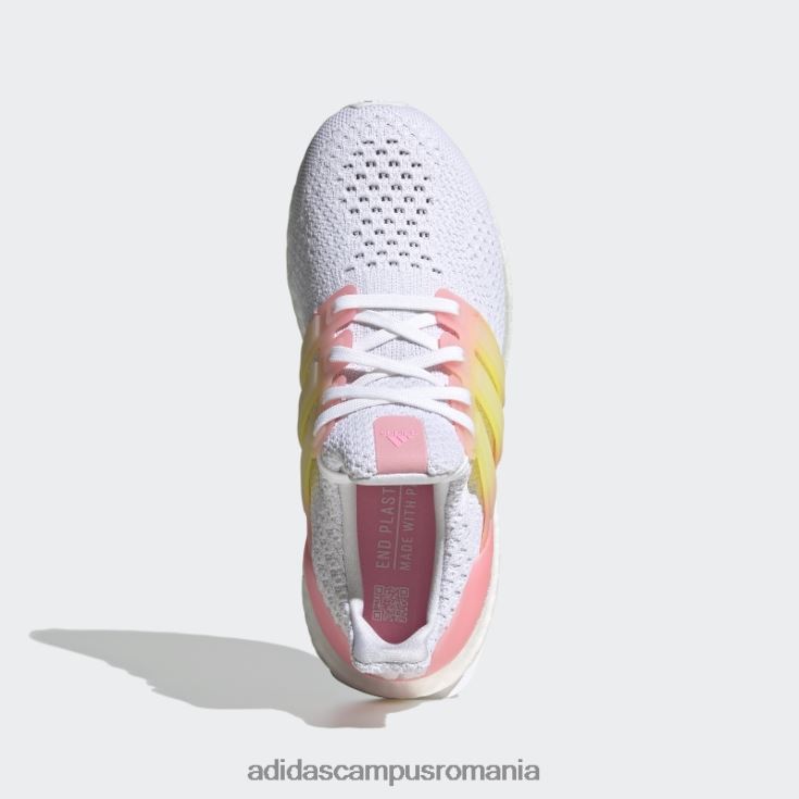 adidas campus romania pantofi ultraboost 5.0 dna alb copii alb/roz fascicul J266N224668