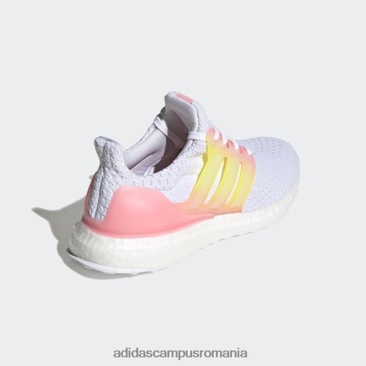 adidas campus romania pantofi ultraboost 5.0 dna alb copii alb/roz fascicul J266N224668