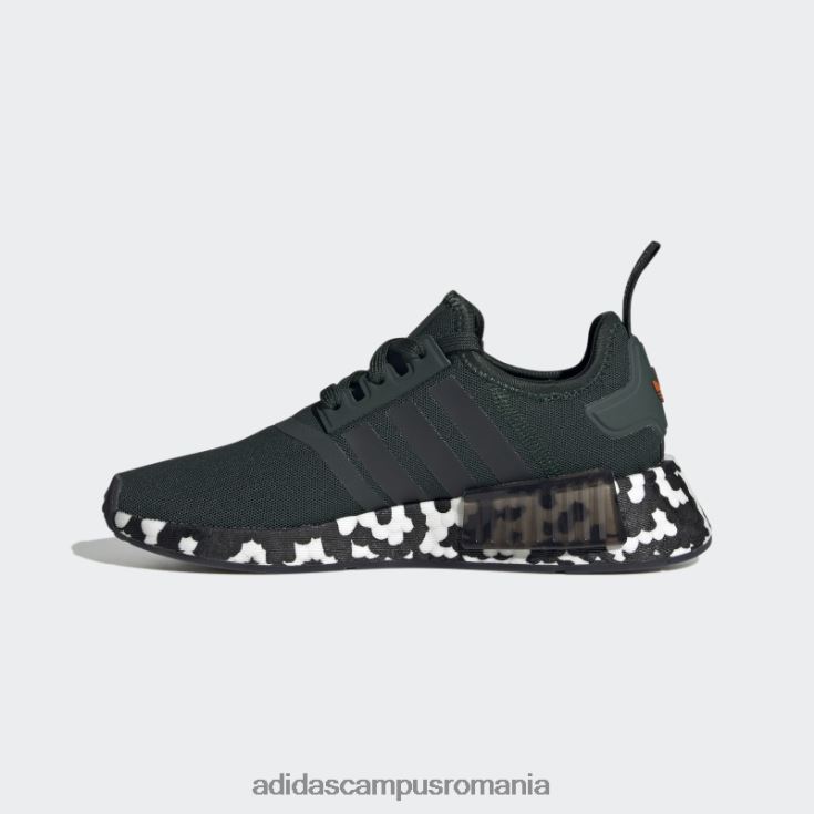 adidas campus romania pantofi verzi nmd-r1 copii verde/negru/alb J266N224689