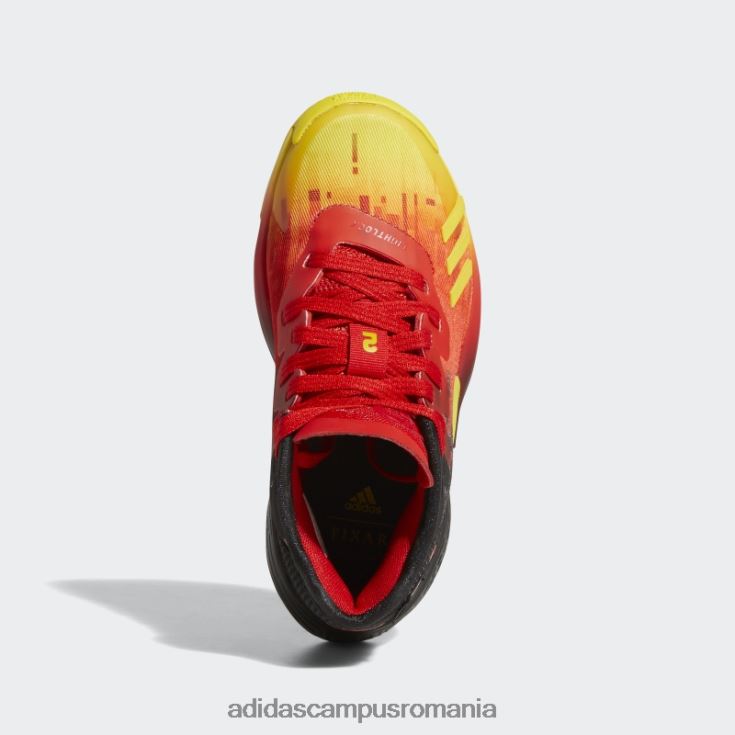 adidas campus romania red super d.o.n. numărul 4 pantofi de baschet copii roșu/negru J266N224713