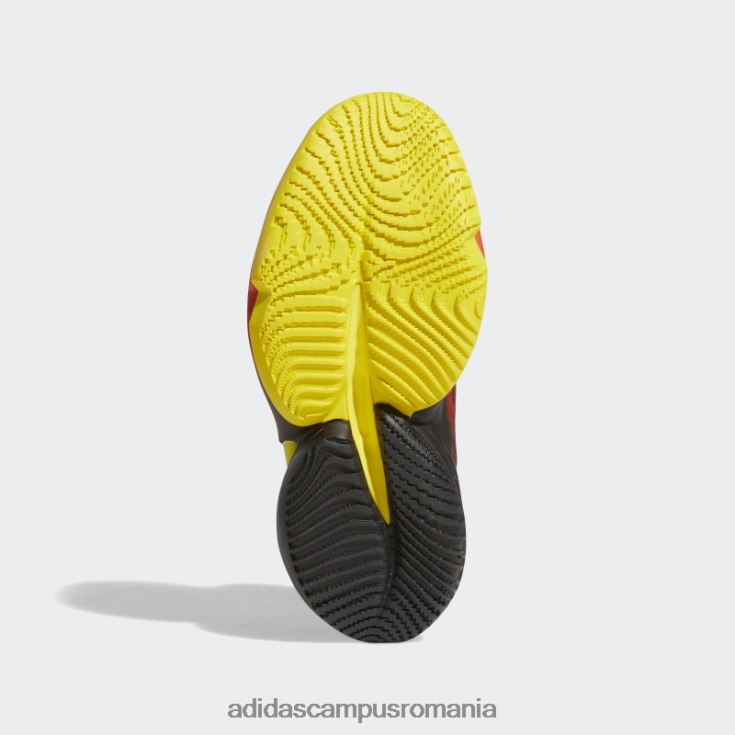 adidas campus romania red super d.o.n. numărul 4 pantofi de baschet copii roșu/negru J266N224713