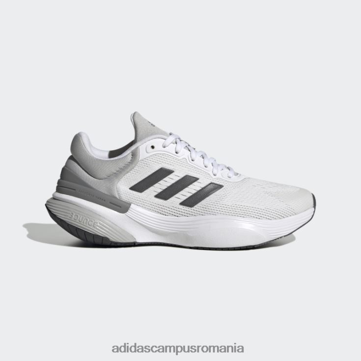 adidas campus romania response super 3.0 pantofi sport din dantela alb adidas copii alb/gri J266N224786