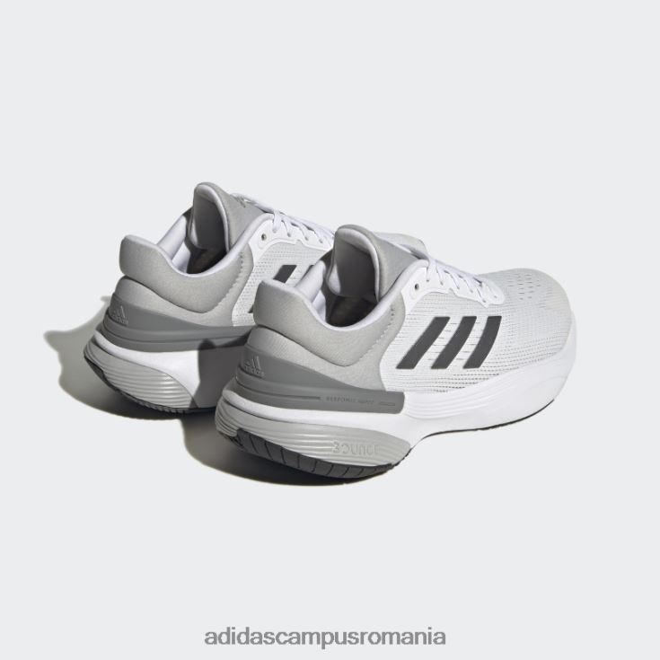 adidas campus romania response super 3.0 pantofi sport din dantela alb adidas copii alb/gri J266N224786