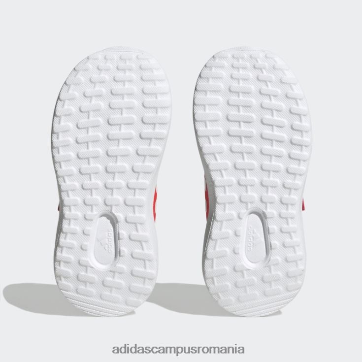 adidas campus romania scarlet fortarun 2.0 pantofi cu dantela elastica cloudfoam copii stacojiu/alb/rosu J266N224695