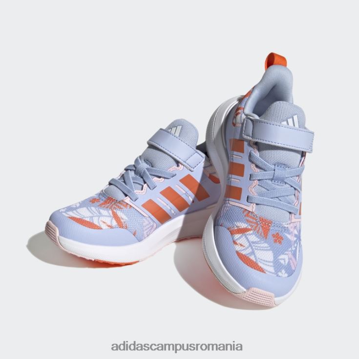 adidas campus romania x disney fortarun 2.0 mickey cloudfoam pantofi blue Dawn fashion copii albastru zori/portocaliu/alb J266N224530