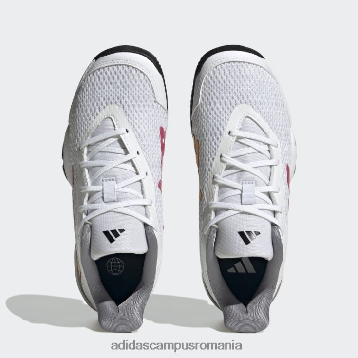 adidas campus romania pantofi de tenis alb baricade copii alb/auriu/fucsia J266N217932