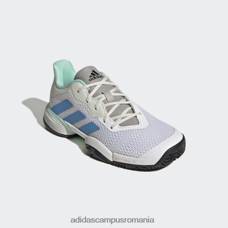 adidas campus romania pantofi de tenis de baricade negre copii alb/albastru/negru J266N218162