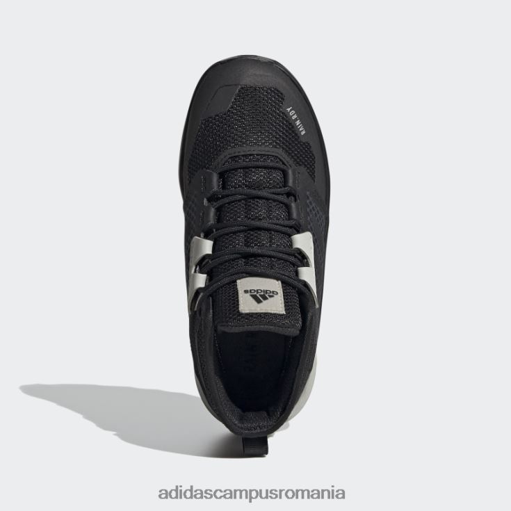 adidas campus romania black terrex trailmaker mid rain.rdy pantofi de drumeție copii negru/aluminiu J266N217663