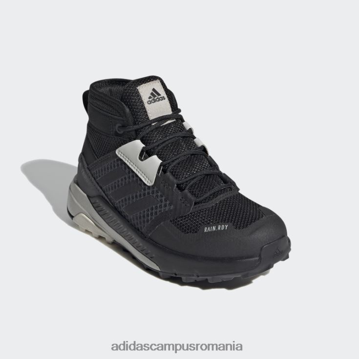 adidas campus romania black terrex trailmaker mid rain.rdy pantofi de drumeție copii negru/aluminiu J266N217663