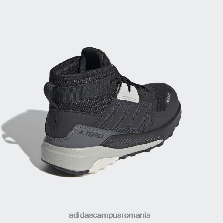 adidas campus romania black terrex trailmaker mid rain.rdy pantofi de drumeție copii negru/aluminiu J266N217663