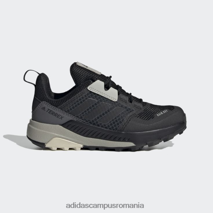 adidas campus romania black terrex trailmaker rain.rdy pantofi de drumeție copii negru/aluminiu J266N211129