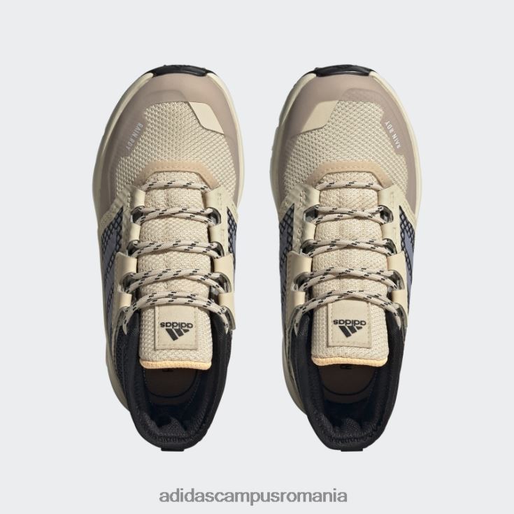 adidas campus romania nisip terrex trailmaker mid rain.rdy pantofi de drumeție copii nisip/violet argintiu/portocaliu J266N217777
