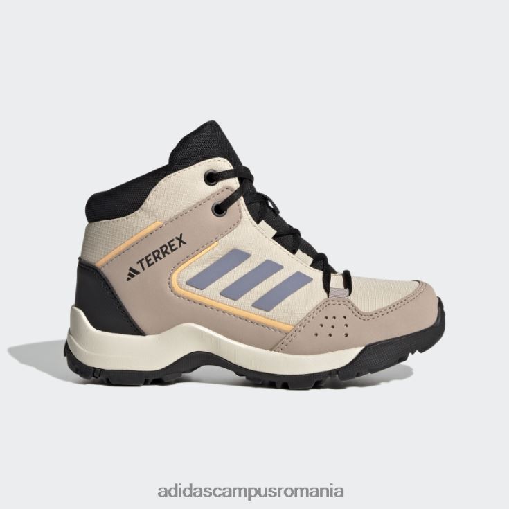 adidas campus romania pantofi de drumeție mijlocii sand terrex hyperhiker copii nisip/violet argintiu/portocaliu J266N211116
