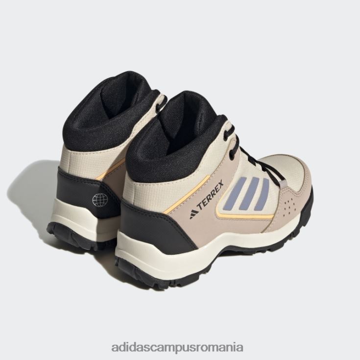 adidas campus romania pantofi de drumeție mijlocii sand terrex hyperhiker copii nisip/violet argintiu/portocaliu J266N211116