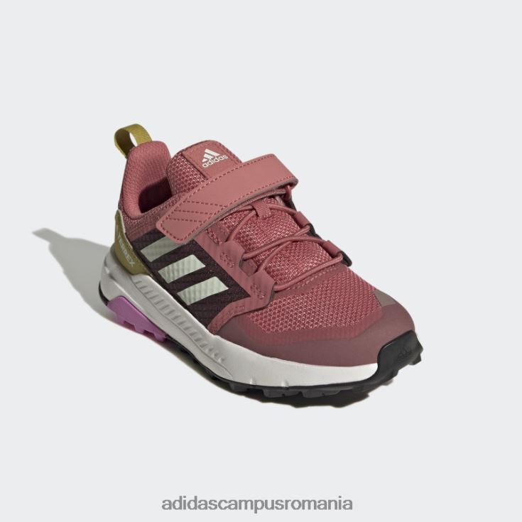 adidas campus romania pantofi de drumeție terrex trailmaker roșii copii roșu/verde/liliac J266N23608