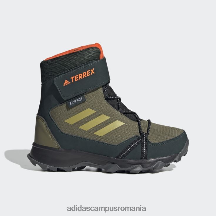 adidas campus romania terrex snow cf cp cw pantofi olive copii măsline/portocale J266N217834