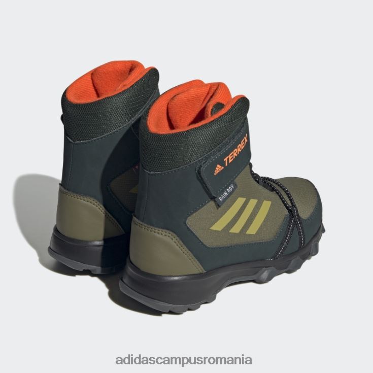 adidas campus romania terrex snow cf cp cw pantofi olive copii măsline/portocale J266N217834