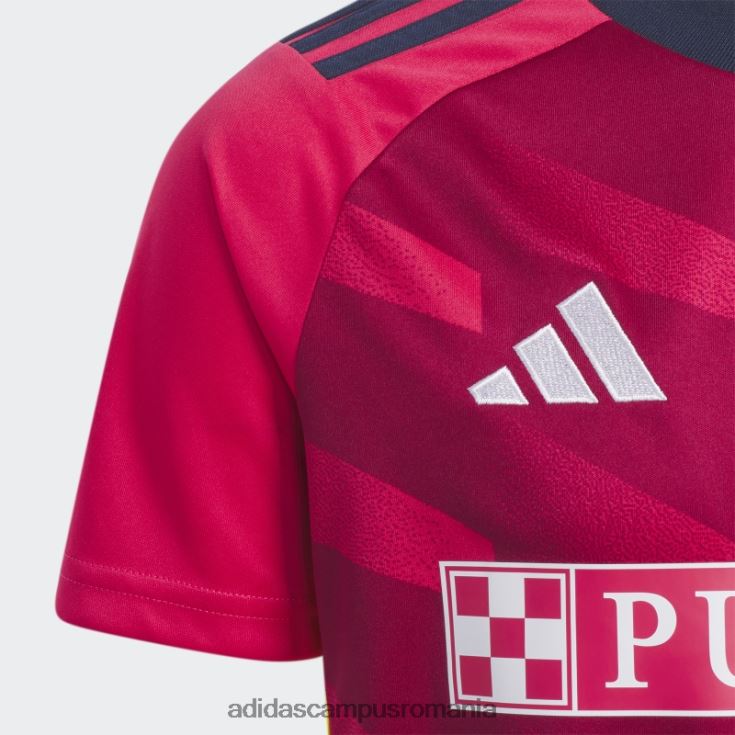 adidas campus romania Sf. tricou home louis city sc 23/24 roz copii roz/indigo noapte J266N225082