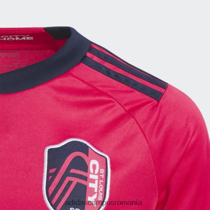 adidas campus romania Sf. tricou home louis city sc 23/24 roz copii roz/indigo noapte J266N225082