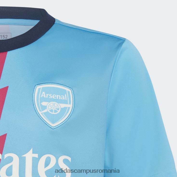 adidas campus romania arsenal tricou pre-meci bleumarin copii bleumarin/magenta real/sky rush J266N225034