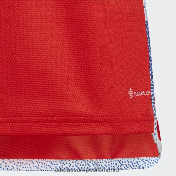 adidas campus romania fashion red chile 22 home tricou adidas copii roșu J266N225083